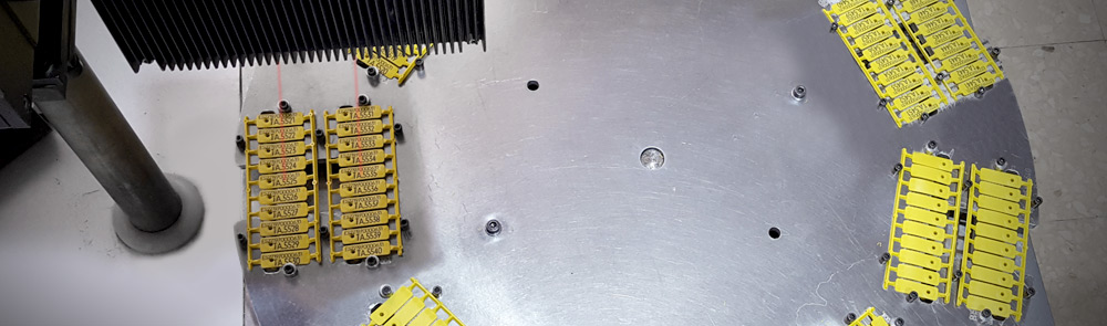 grabado a láser en crotales